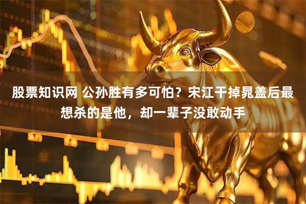 股票知识网 公孙胜有多可怕？宋江干掉晁盖后最想杀的是他，却一辈子没敢动手
